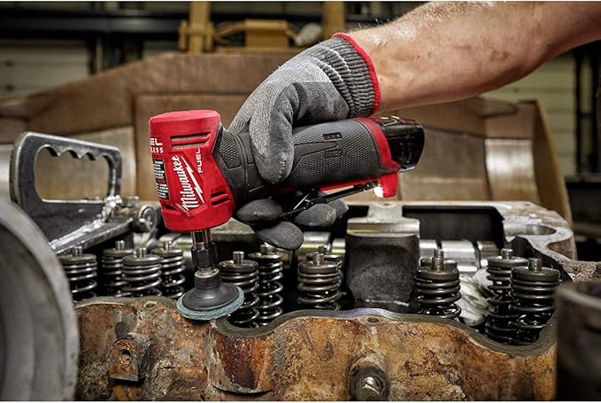 Milwaukee M12 FUEL 12V Lithium-Ion Brushless Cordless 1/4 in. Right Angle Die Grinder (Tool-Only)